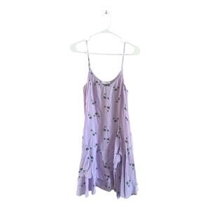 Thakoon collective lavender sundress 6 floral summer dress short mini tank fairy